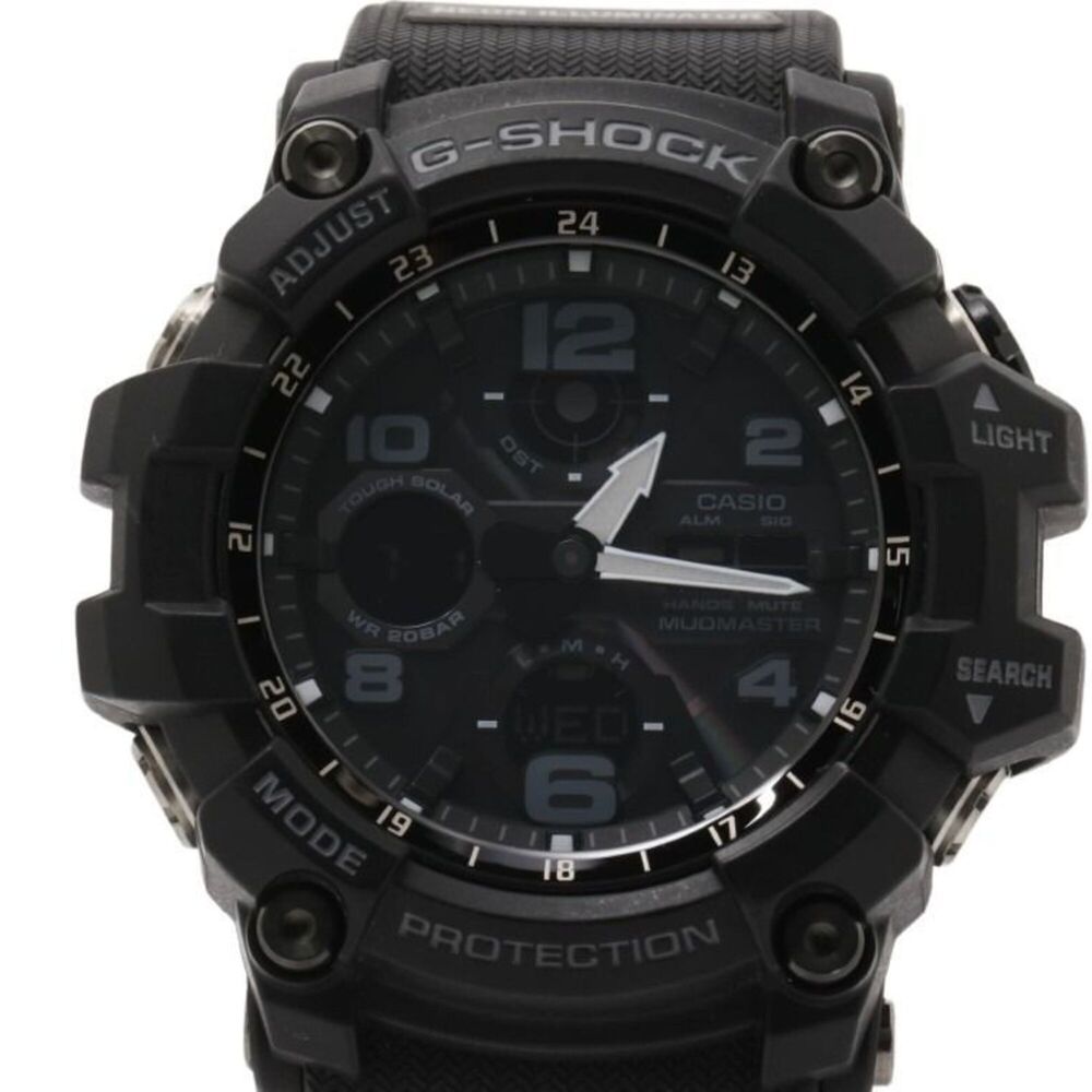 CASIO G-SHOCK MASTER OF G-LAND MUDMASTER GWG-100-1AJF Black Stainless Steel R...